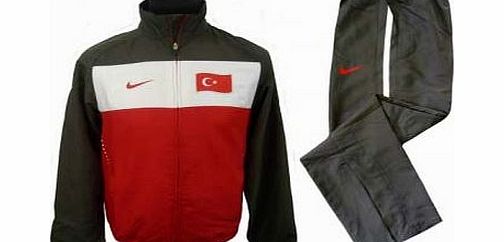 National teams Nike 2010-11 Turkey Nike Woven Tracksuit (Red)