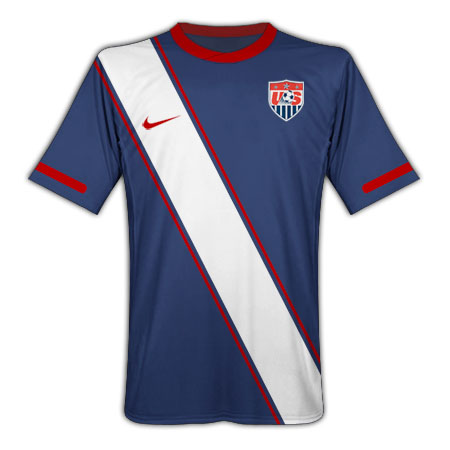 National teams Nike 2010-11 USA Nike World Cup Away Shirt