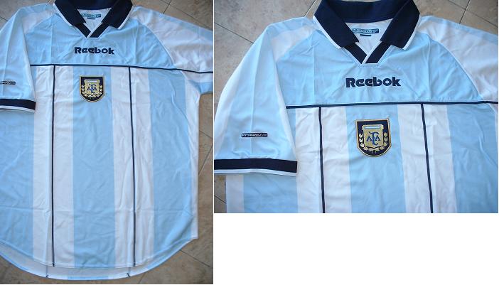 Reebok Argentina 2001 home shirt