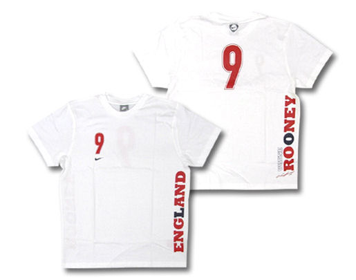 Nike 08-09 England Rooney T-Shirt (white0