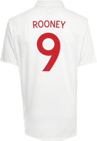National teams Umbro 09-10 England home (Rooney 9)