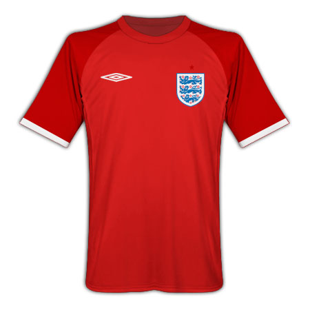 Umbro 2010-11 England World Cup Away Shirt (+ Your Name)