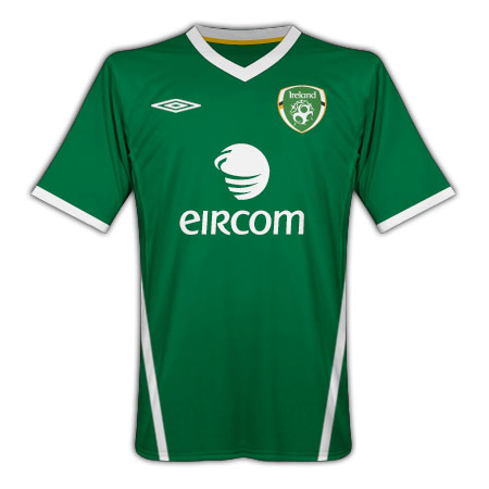 Umbro 2010-11 Ireland Umbro Home Shirt
