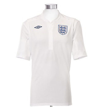Umbro 2011-12 England Umbro Home Football Shirt