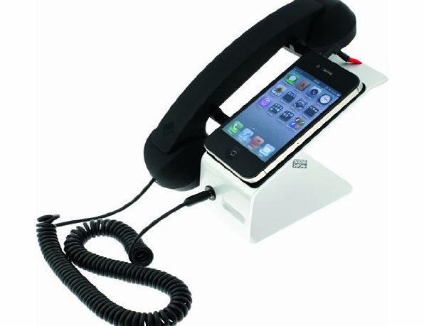 POP Desk Phone with Soft Touch and Metal Stand - Black