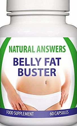 Natural Answers Maximum Strength Belly Fat Buster by Natural Answers - Slimming Body Waist Tablets - Appetite Suppressant Formula - High Quality Dietary Supplement - Quick Weight Loss Assistance Fat Burning Supplemen