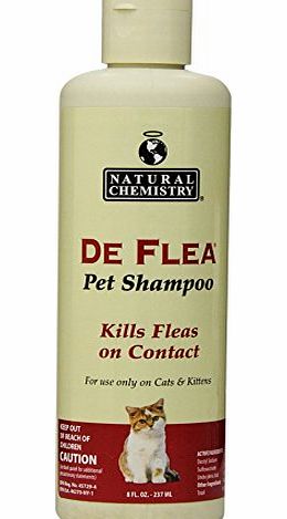 Natural Chemistry Deflea Shampoo For Cats 8Oz-