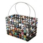 Recycled Bottle Top Large Basket