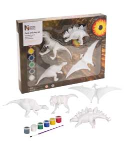 History Museum Paint and Play Dino Set 2