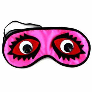 Natural Products Goggle Pink Satin Sleep Eye Mask