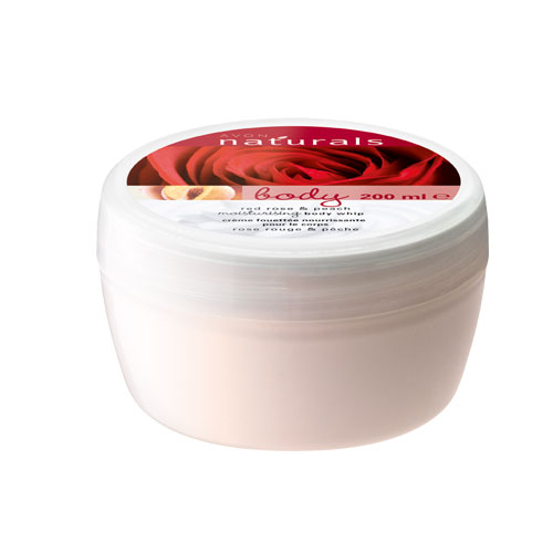Naturals Red Rose and Peach Body Whip