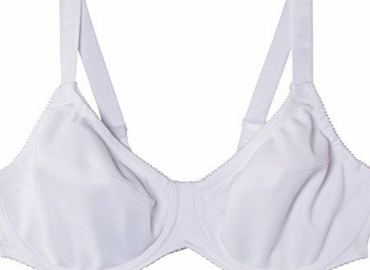 Naturana Womens Underwired Full Cup Everyday Bra 97558, White, 38D