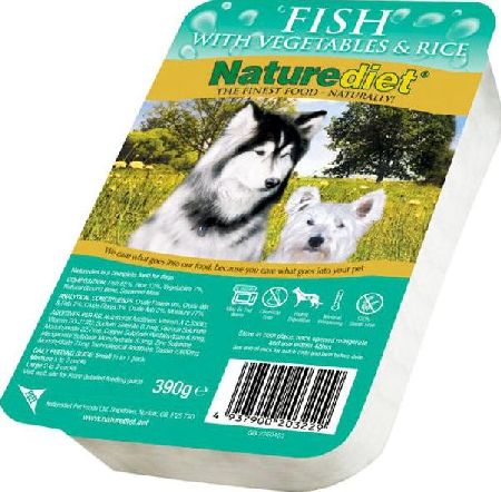 Naturediet, 2102[^]0138636 Fish and Rice Flavour Dog Food