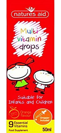 Natures Aid 50ml Multi-Vitamin Drops