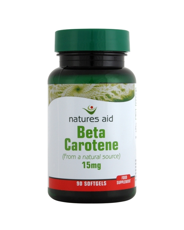 Beta Carotene (Natural) 15mg. 90 Capsules.