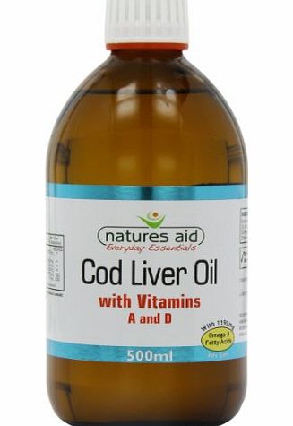 Natures Aid Health Cod Liver Oil Liquid 500ml