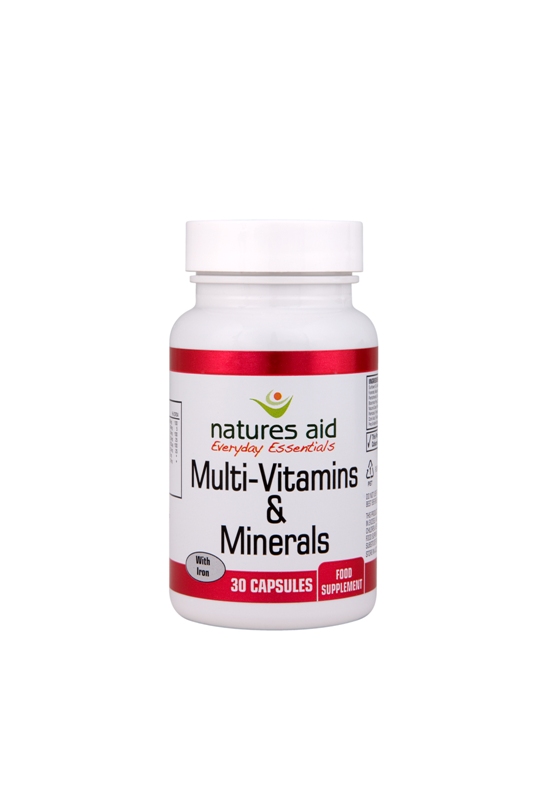 Multi-Vitamins & Minerals (with Iron) 30 Capsules