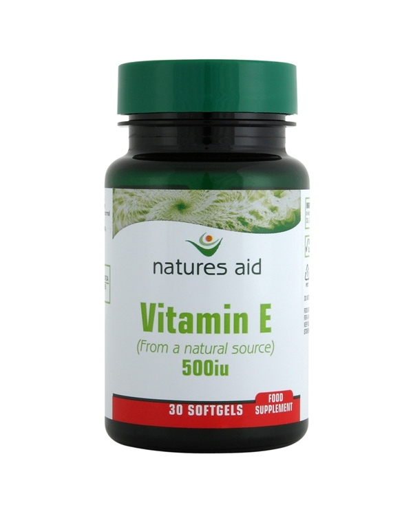 Vitamin E (Natural) 500iu. 30 Capsules.