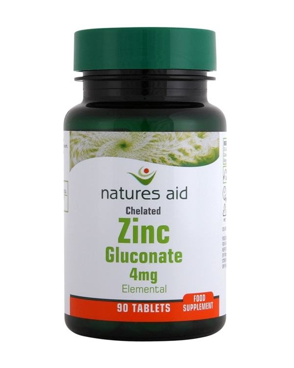 Zinc Gluconate 4mg elemental 90 Tablets.