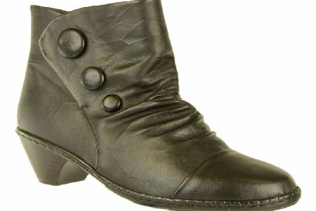 NATURE`S OWN Glusburn Black Ankle Boot