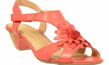 NATURE`S OWN Jill Red Low Heel Sandal