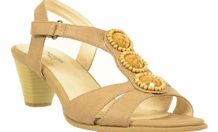 NATURE`S OWN Stacy Beige Heeled Sandal