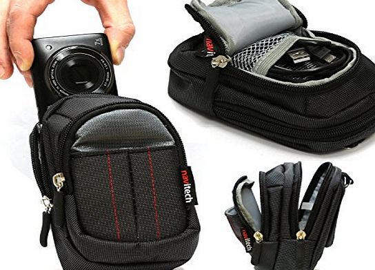 Navitech Black Digital Camera Case Bag For The Olympus V104160BE000 Tough TG-4