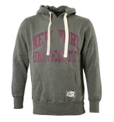 Grey `New York` Hooded Sweatshirt