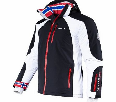Nebulus Mens High End Platinum Davos Ski/Snowboard/Winter Jacket - Black, Large