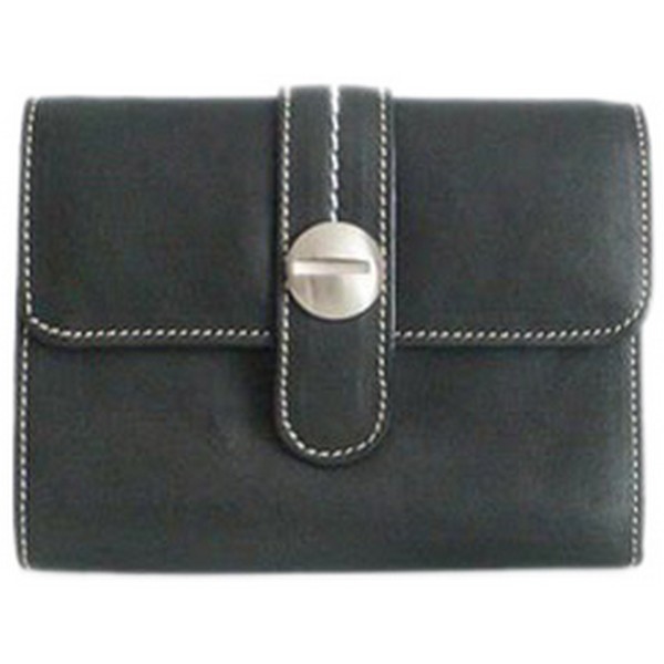 Small Drew Black Wallet by