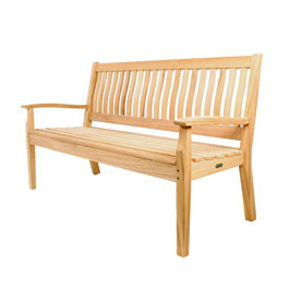 New from Neptune Classics the Canterbury 5ft Garden Bench. Sculpted from Albizia a strong durable ha