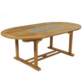 The Neptune Clivedon Oval Table is built from FSC Teak seating 6-8 people it is the perfect table to