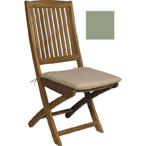 neptune Piped Dining Seat Pad - Olive
