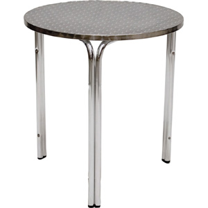 neptune Soho Stainless Steel Round 3-Feet Table