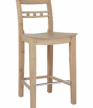 Neptune Suffolk Bar Stool, Seasoned Oak