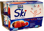 Ski Smooth Variety Fruit Yogurts (12x120g)