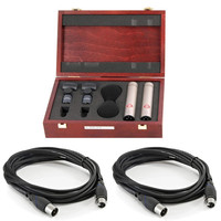 KM184 Stereo Mic Set Nickel with FREE