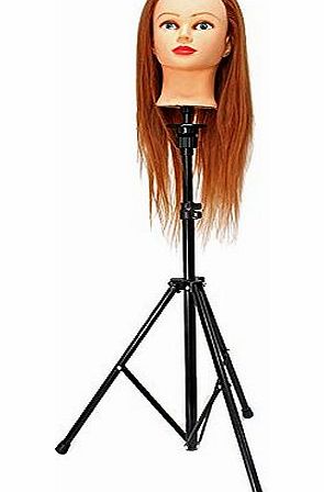 Neverland Adjustable Stainless Steel Tripod Stand Mannequin Holder for Training Head (with Bag)