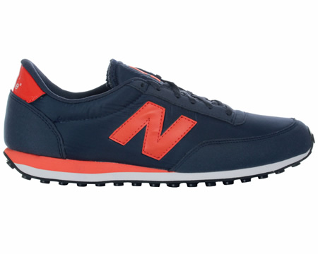 410 Navy/Red Nylon Trainers