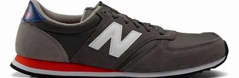 New Balance 420 Grey Suede Trainers