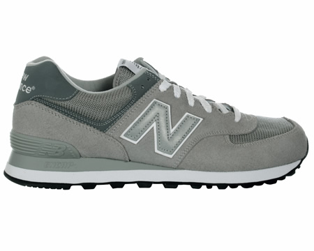 574 Grey Suede Trainers