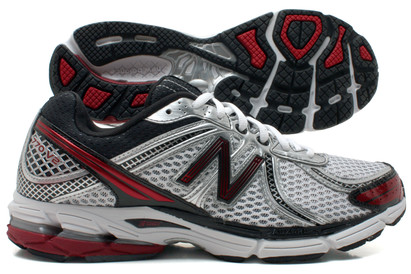 New Balance 770 V2 Mens Running Shoes White/Silver/Red