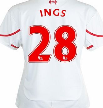 New Balance Liverpool Away Baby Kit 2015/16 White with Ings
