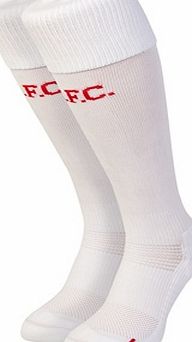 New Balance Liverpool Away Socks 2015/16 White WSAM502