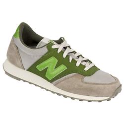 Male 455 Leather/Textile Upper Textile Lining Fashion Trainers in Green