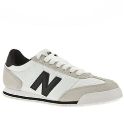 New Balance Male New Balance 360 Fabric Upper Fashion Trainers in White and Black