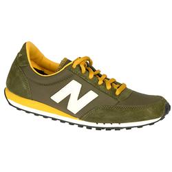 New Balance Male New Balance 410 Leather/Textile Upper Leather Lining Fashion Trainers in Blue, Green