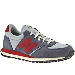 Male New Balance 455 Suede Upper Fashion Trainers in Blue, Khaki