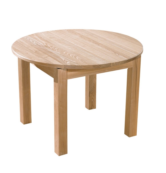 Ash Round Extending Dining Table -