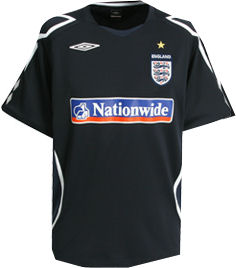 NEW England kit Umbro 08-09 England Training shirt (navy)